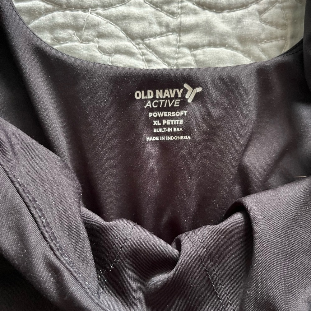 Old Navy Active PowerSoft Squareneck Black Exercise Dress - Picture 7 of 7